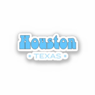 Houston Texas Klistermärken