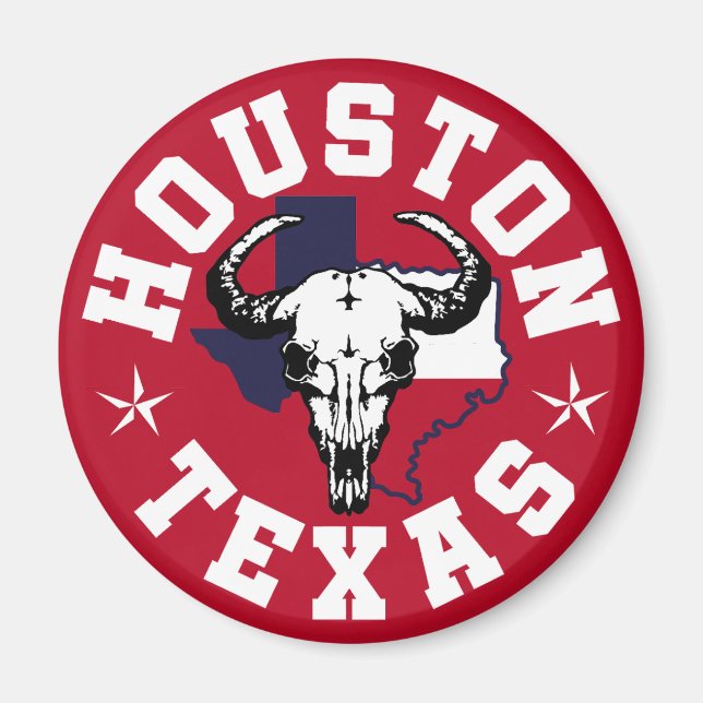 Houston,Texas Magnet (Framsidan)