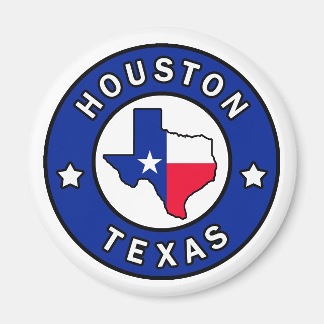 Houston Texas Magnet (Framsidan)