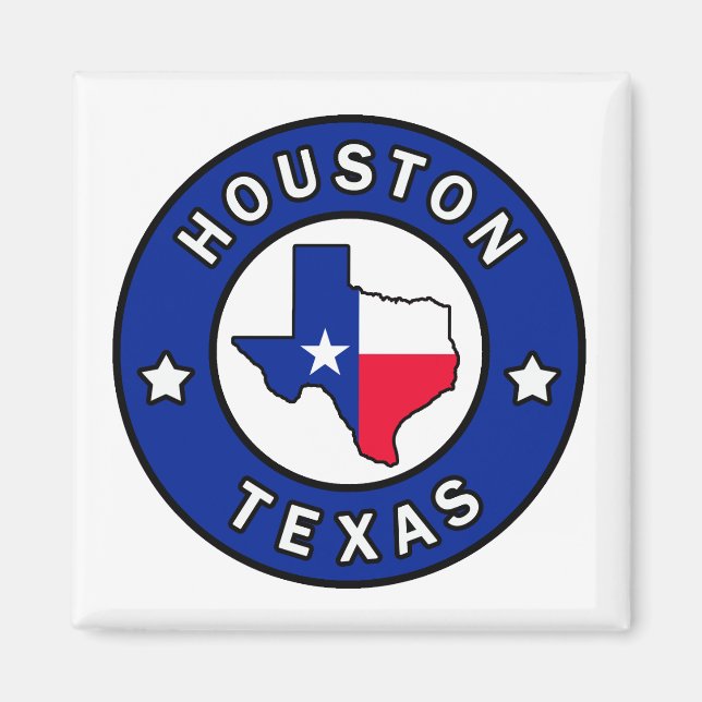 Houston Texas Magnet (Framsidan)
