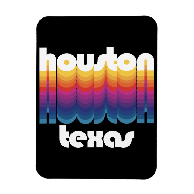 Houston,Texas Magnet (Vertikal)