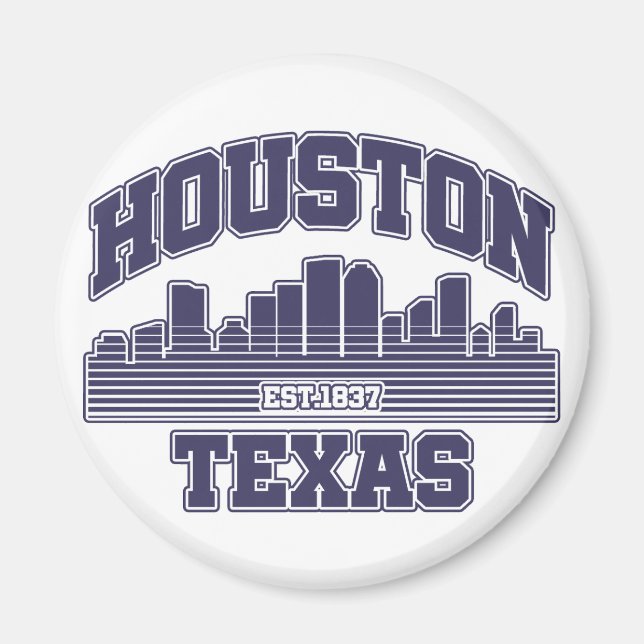 Houston,Texas Magnet (Framsidan)