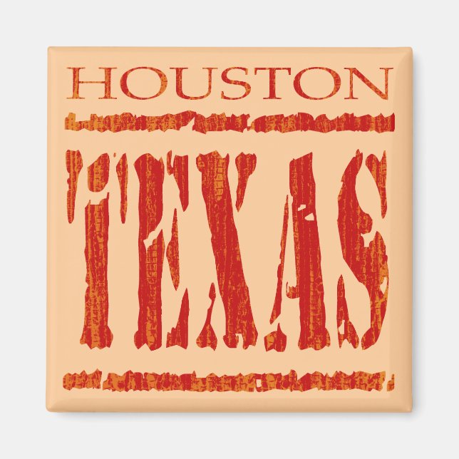 HOUSTON, TEXAS MAGNET (Framsidan)