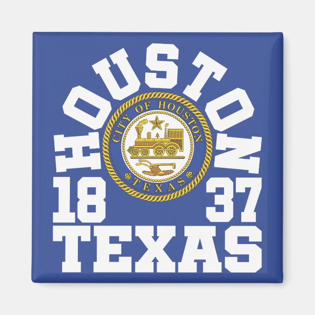 Houston,Texas Magnet (Framsidan)