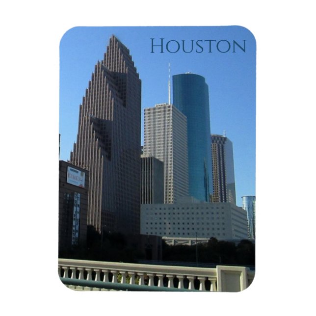 Houston Texas Magnet (Vertikal)