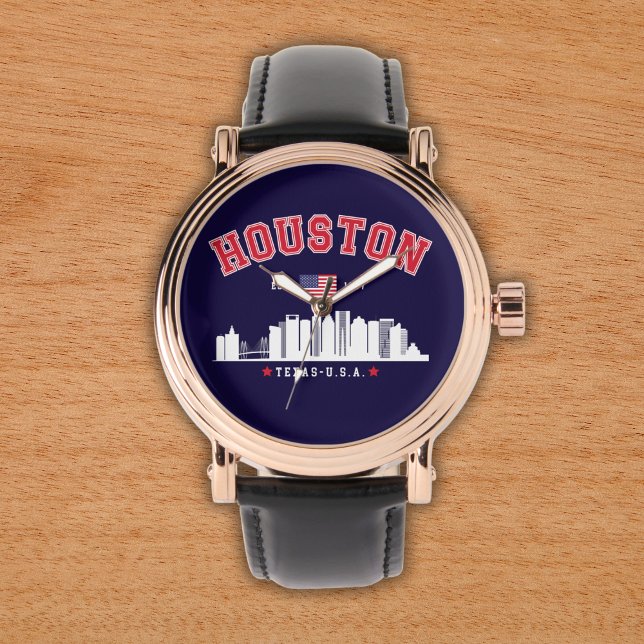 Houston Texas Modern Skyline  Armbandsur (Skapare uppladdad)