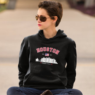 Houston Texas Modern Skyline Design T Shirt