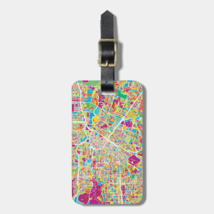 Houston Texas neonkarta Bagagebricka