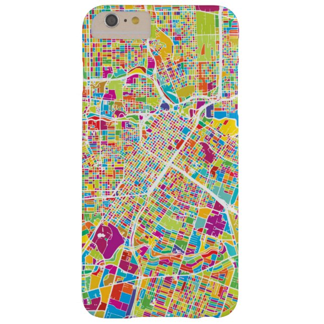 Houston Texas | neonkarta Case-Mate iPhone Skal (Baksidan)