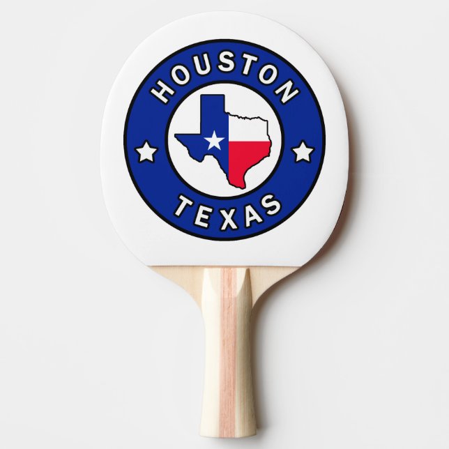 Houston Texas Pingisracket (Framsidan)