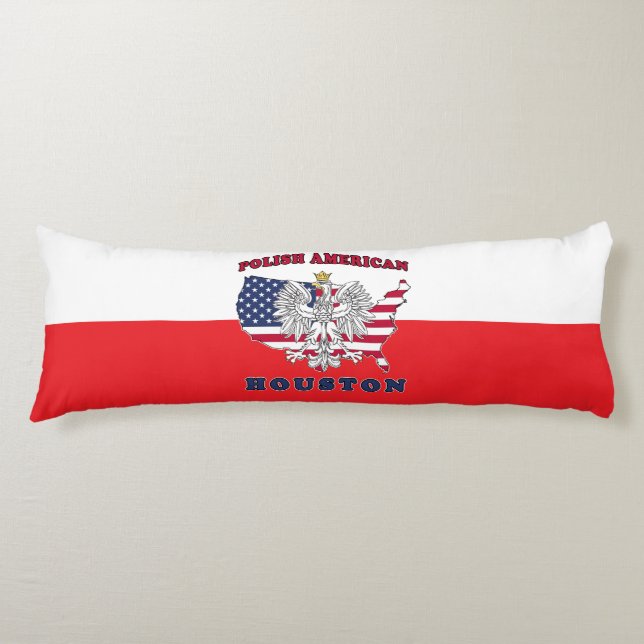 Houston Texas polsk amerikansk Kroppskudde (Framsidan)