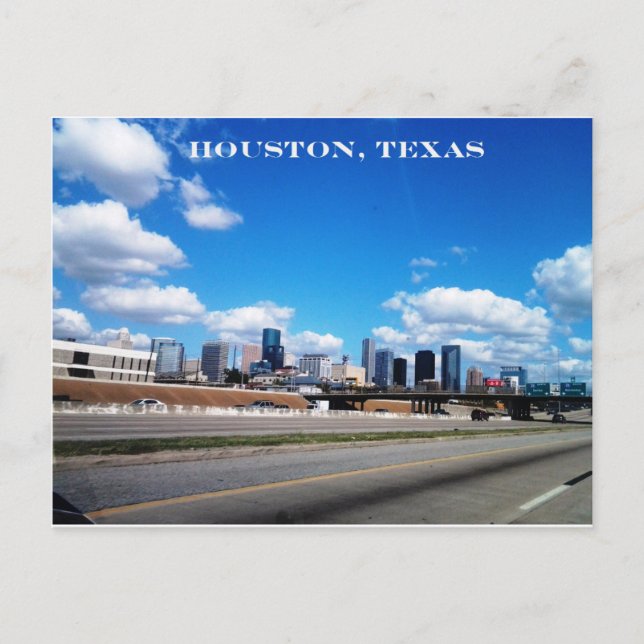 Houston, Texas Postcard Vykort (Framsida)
