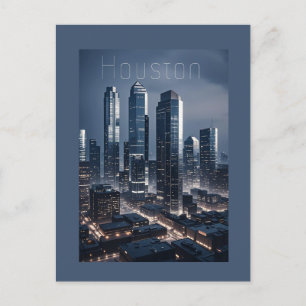 Houston Texas Postcard Vykort