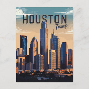 Houston Texas Postcard Vykort