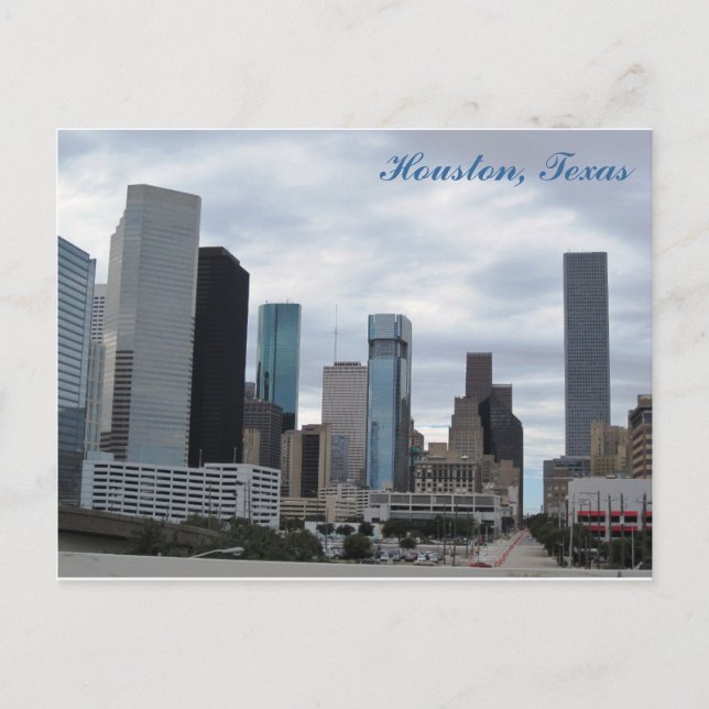 Houston, Texas Postcard Vykort (Framsida)