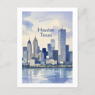 Houston Texas Postcard Vykort