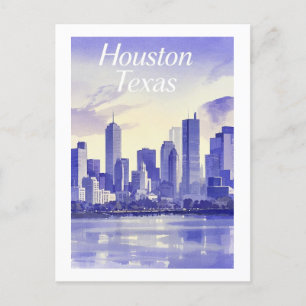 Houston Texas Postcard Vykort