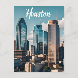 Houston Texas Postcard Vykort