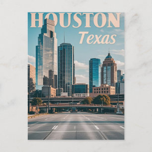 Houston Texas Postcard Vykort