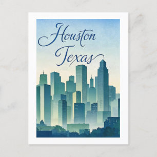 Houston Texas Postcard Vykort