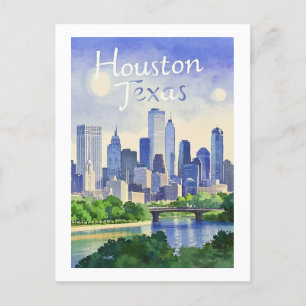 Houston Texas Postcard Vykort