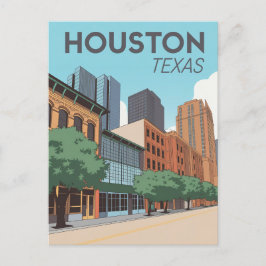 Houston Texas Postcard Vykort