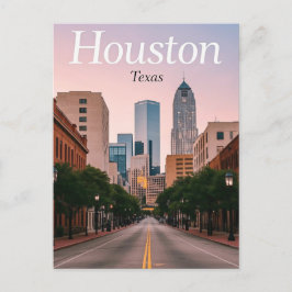 Houston Texas Postcard Vykort