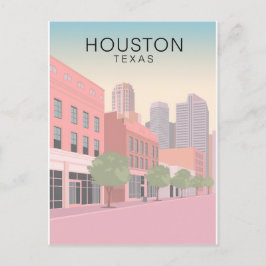 Houston Texas Postcard Vykort