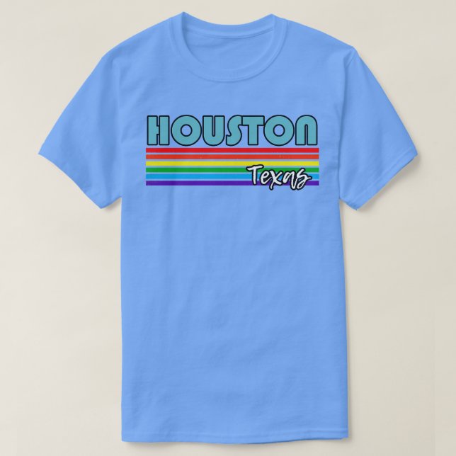 Houston Texas Pride Houston LGBT Gift LGBTQ Suppo T Shirt (Design framsida)