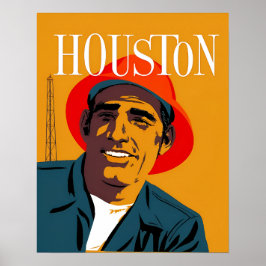 Houston, Texas reseaffisch Poster