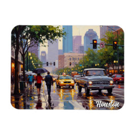Houston Texas Resor Magnet