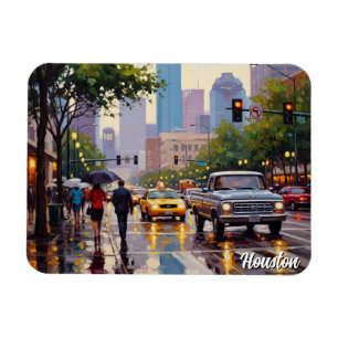 Houston Texas Resor Magnet