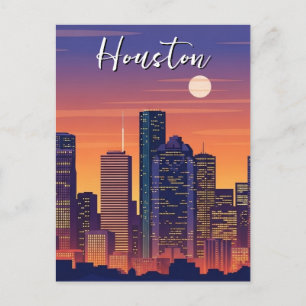 Houston Texas Resor Vykort