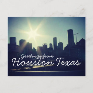 Houston Texas Skyline [2] (vykort) Vykort