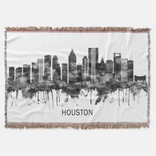 Houston Texas Skyline BW Filt