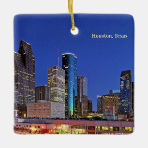 Houston, Texas skyline Julgransprydnad Keramik