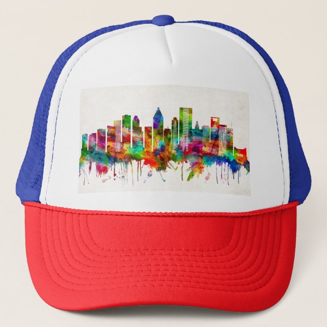 Houston Texas Skyline Keps (Framsida)