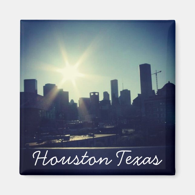 Houston Texas Skyline (Magnet) Magnet (Framsidan)