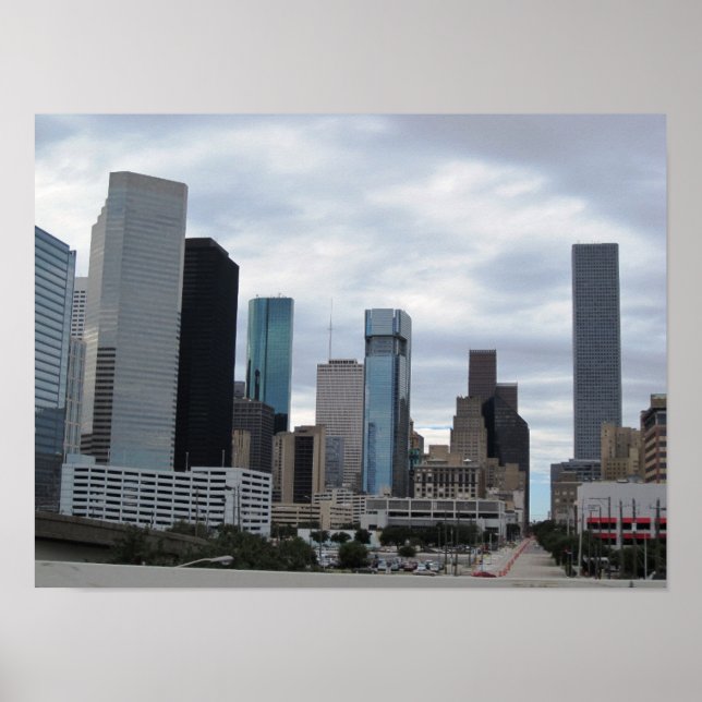 Houston, Texas Skyline - Poster (Framsidan)