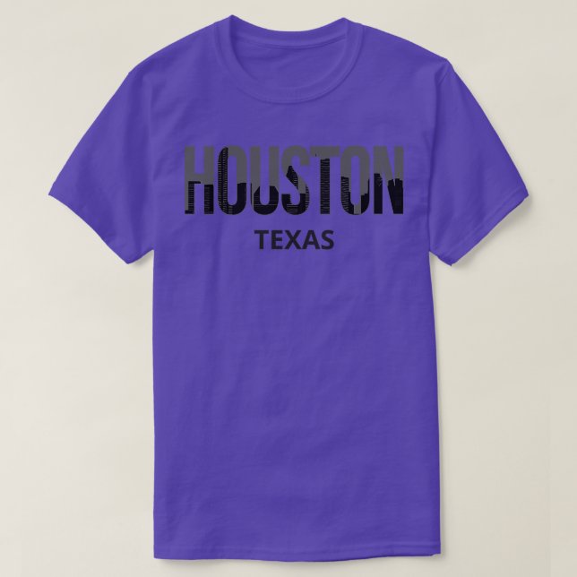 Houston Texas Skyline Pride I T Shirt (Design framsida)