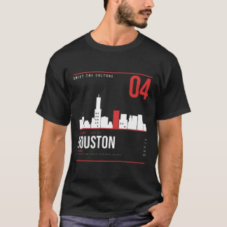 Houston Texas Skyline ShiftTape Vol 04 T Shirt