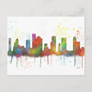 HOUSTON TEXAS SKYLINE VYKORT
