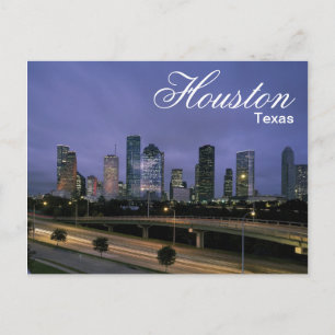 Houston Texas Skyline Vykort
