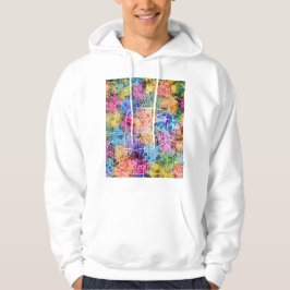 Houston Texas Stadskarta Hoodie