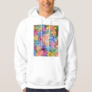 Houston Texas Stadskarta Hoodie