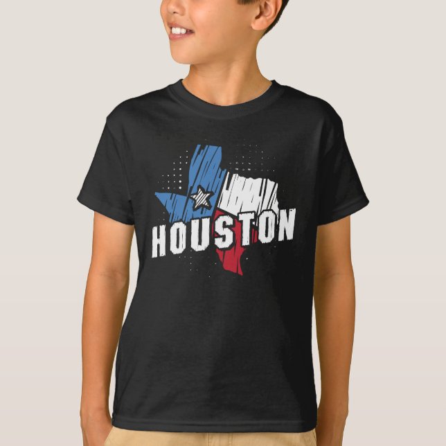 Houston Texas T Shirt (Framsida)