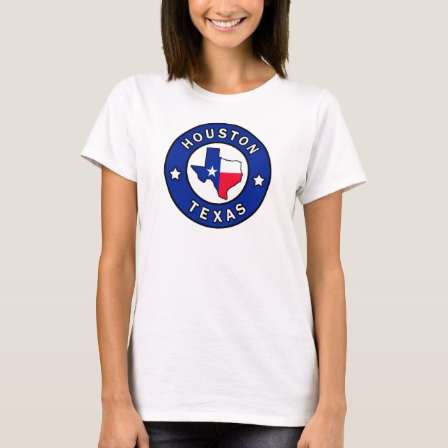 Houston Texas T Shirt (Framsida)