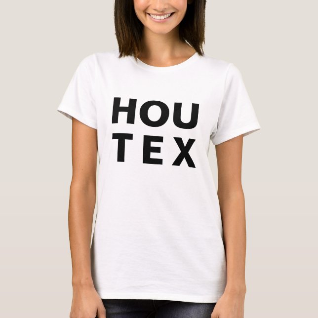 Houston Texas T-tröja Tee (Framsida)