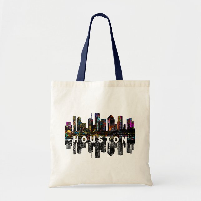 Houston, Texas täckt av graffiti Tote Bag Tygkasse (Framsidan)