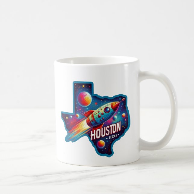Houston, Texas USA - NASA Kaffemugg (Höger)